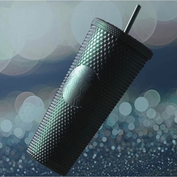 Starbucks Dark Green Jelly Studded Tumbler 24oz Venti - Picture 1 of 7